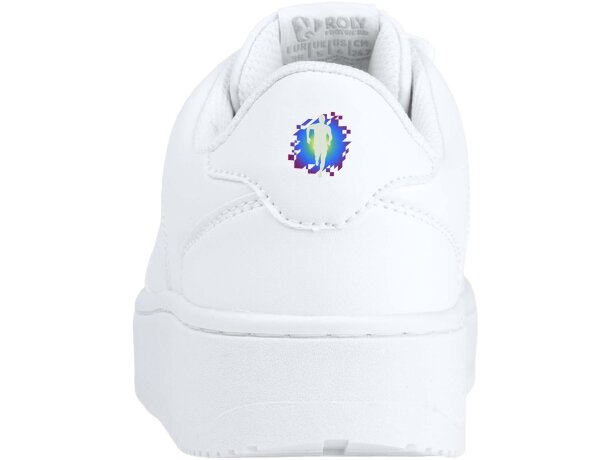 Zapatillas deportivas unisex Baylor de Roly en micro poliéster Blanco detalle 1
