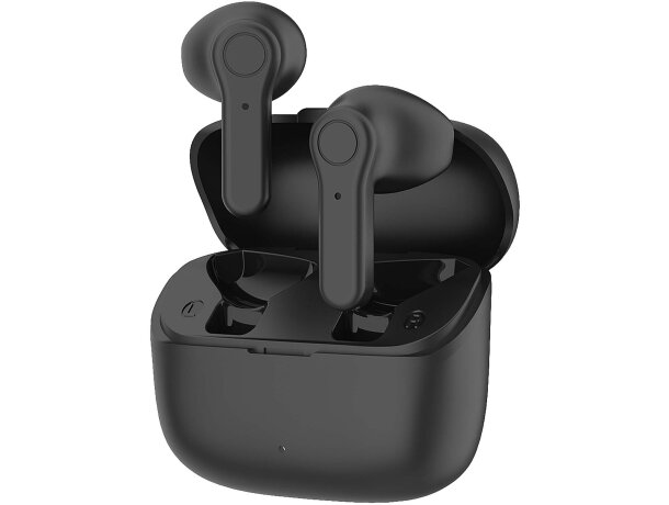 Auriculares Bluetooth Prixton TWS155 con batería recargable Negro intenso detalle 8
