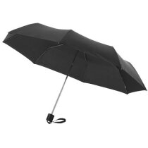 Paraguas de 3 secciones marca Centrix personalizado negro intenso