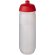 Bidón deportivo HydroFlex estrujable 750ml con tapa abatible Rojo/blanco transparente