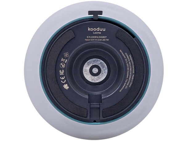 Lámpara portátil Kooduu Loome recargable con luz regulable detalle 17