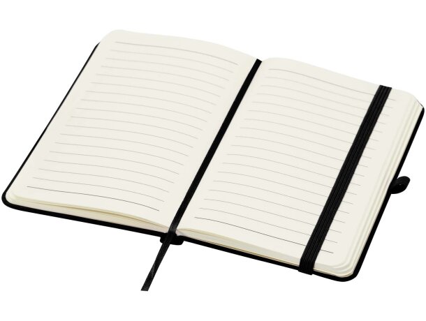 Libreta tapa dura A6 Spectrum Plus con papel FSC certificado Negro intenso detalle 4