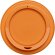 Vaso de plástico con tapa de rosca polipropileno reciclado 350ml Negro intenso/naranja detalle 8