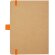 Libreta papel reciclado Berk con elástico de color Naranja detalle 15