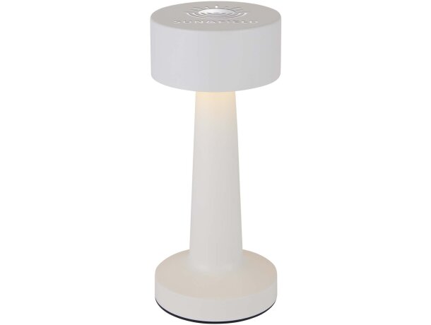 Lámpara de mesa recargable regulable Aludra Blanco detalle 7