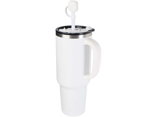 Funda de silicona Sip para pajita reutilizable sin BPA Blanco detalle 6