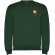 Sudadera cuello redondo unisex Clásica Roly personalizable Verde botella detalle 76