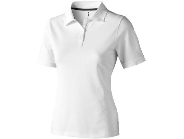 Polo de mujer 100% algodón blanco