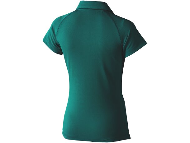 Polo de manga corta de mujer ottawa de Elevate 220 gr Verde bosque detalle 16