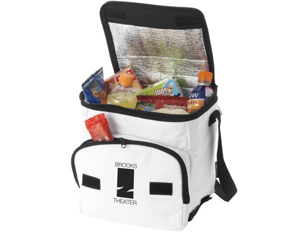 Bolsas térmicas plegable de poliéster Stockholm Blanco detalle 5