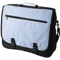 Bolsa de congresos de poliéster en gran gama de colores personalizada azul aqua