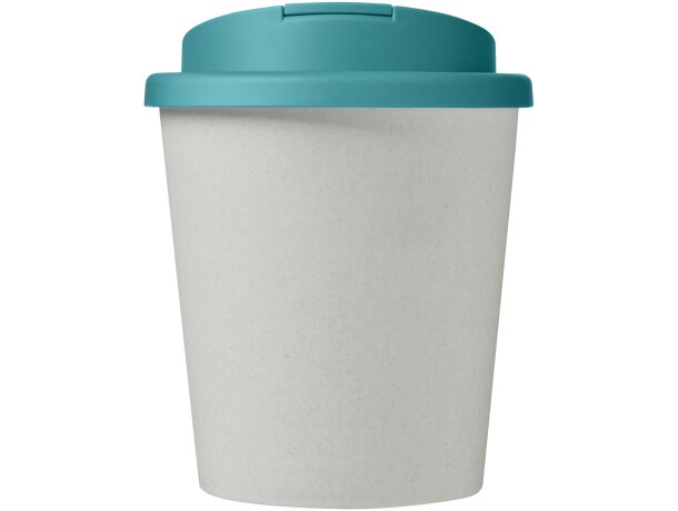 Vaso reciclado de 250 ml con tapa antigoteo Americano® Espresso Eco personalizado