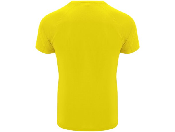 Camiseta deportiva infantil Bahrain Roly Amarillo detalle 5