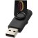 Memoria USB metálica Rotate 4GB con mecanismo rotativo Negro intenso detalle 1