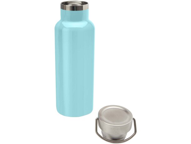 Botella térmica Thor 500ml con acero inoxidable reciclado Azul turquesa detalle 19
