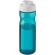H2O Active® Base Bidón deportivo con Tapa Flip de 650 ml Azul aqua/blanco