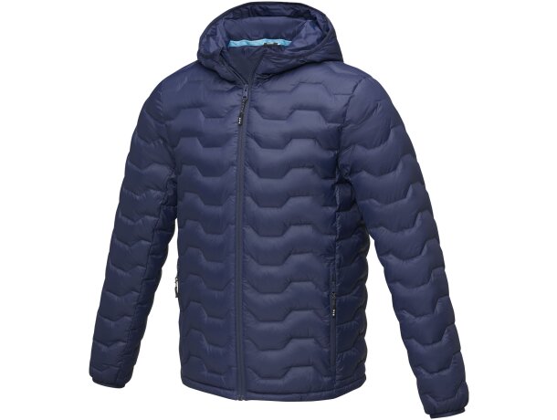 Chaqueta aislante reciclada certificada GRS Petalite hombre Negro intenso detalle 24
