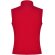 Chaleco softshell unisex Nevada de Roly resistente al agua Rojo detalle 14