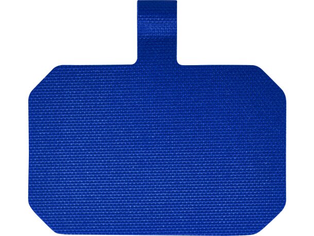 Lanyard regulable Kubi con gancho metálico y cinta de nylon Azul real detalle 17