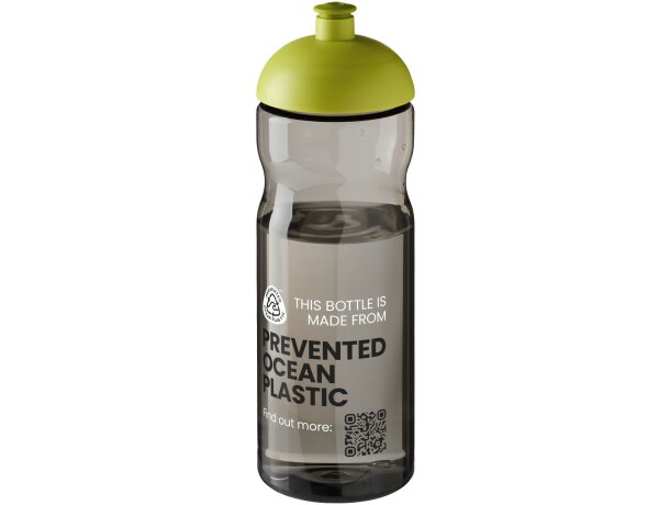 H2O Active® Eco Base Bidón deportivo con tapa Dome de 650 ml Carbón/verde lima detalle 5