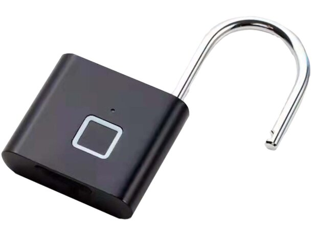 Candado con sensor de huella dactilar SCX.design T11 Negro intenso detalle 3