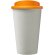 Vaso de plástico con tapa de rosca polipropileno reciclado 350ml Blanco/naranja detalle 14