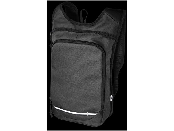 Mochila exterior GRS RPET Trails 6,5L certificada sostenible Negro intenso detalle 5