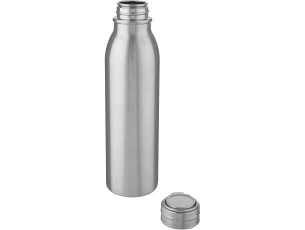 Bidón acero inoxidable reciclado Harper 720ml con asa de metal Plateado detalle 9