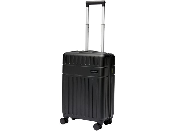 Trolley cabina Rover 20 con ABS reciclado certificado GRS Negro intenso detalle 1