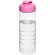 H2O Active® Treble Bidón deportivo con tapa Flip de 750 ml Transparente/rosa