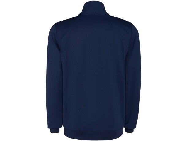 Chándal unisex Evans Roly con cremallera y diseño bicolor Azul marino/azul real detalle 18