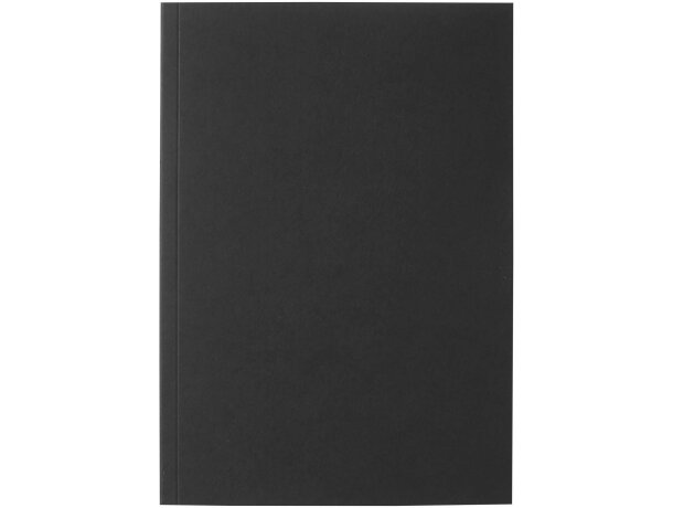 Libreta A5 tapa blanda Novella Austen papel certificado FSC Negro intenso detalle 7