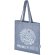 Bolsa tote Aware Pheebs de algodón y poliéster reciclado Azul mezcla detalle 7