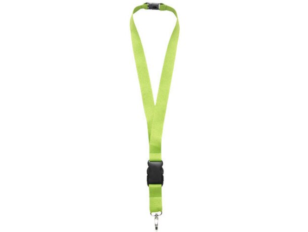 Lanyard barato con cierre de seguridad y hebilla separable