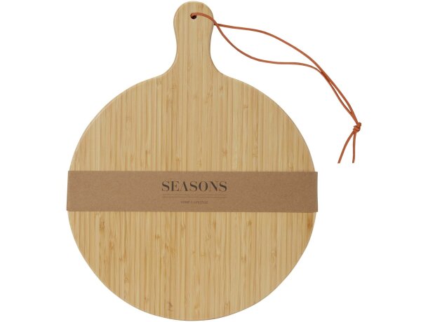 Tabla de cortar Delys en bambú con mango ergonómico detalle 6