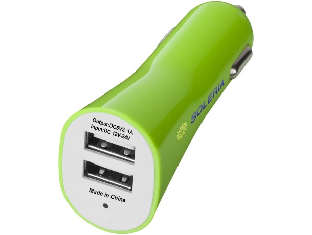Adaptador doble para coche con usb Lima detalle 5