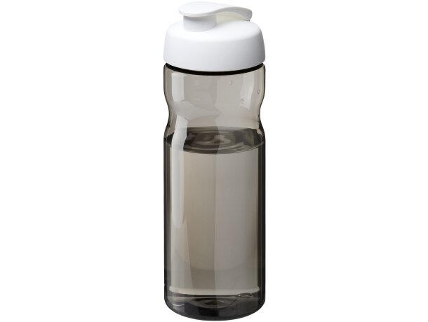 Bidón deportivo de 650 ml con tapa Flip H2O Active® Base Tritan™ Transparente claro/gris detalle 38