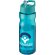 H2O Active® Base Bidón deportivo con tapa con boquilla de 650 ml Azul aqua/azul aqua detalle 100