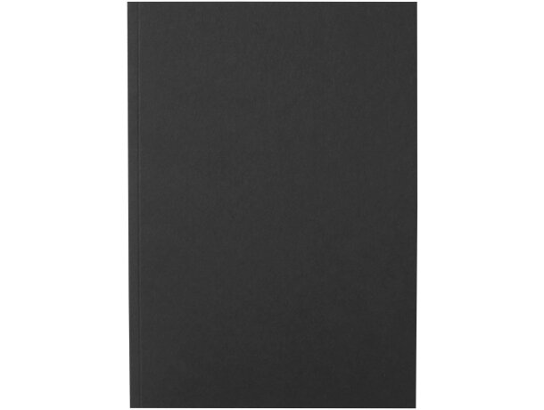 Cuaderno Novella Austen A5 tapa blanda 100 hojas papel FSC Negro intenso detalle 28