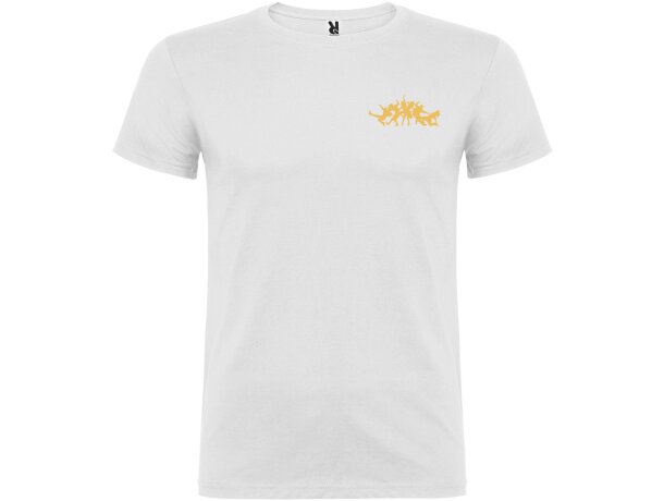 Camiseta infantil Beagle Roly de algodón con cuello redondo Blanco detalle 1