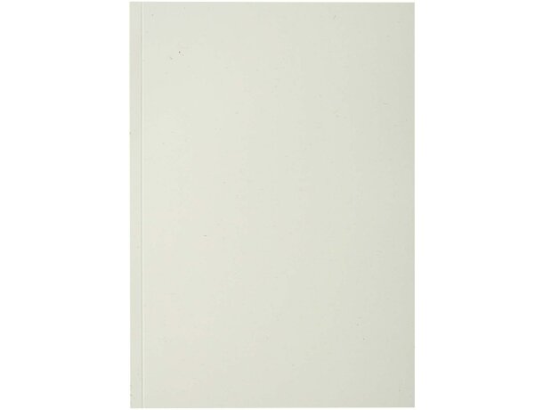 Libreta A5 Novella Austen papel reciclado certificado FSC Blanco marfil detalle 2