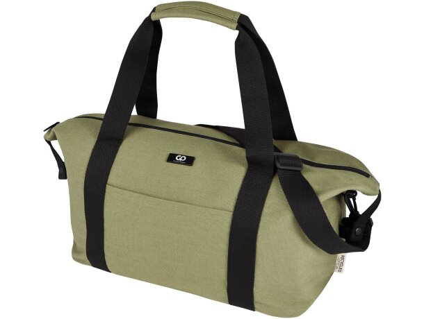 Bolsa deportiva Joey lona reciclada GRS 25 litros Verde oliva detalle 15