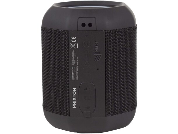 Altavoz Bluetooth Prixton Dance Box con certificación IPX7 Negro intenso detalle 1