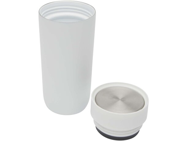 Vaso térmico Camden 350 ml acero inoxidable reciclado Blanco detalle 7