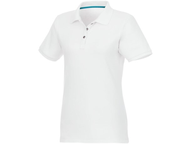 Polo manga corta algodón orgánico 220 g/m2 Elevate Nxt Beryl Negro intenso detalle 16
