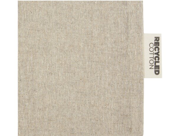 Bolsa de regalo Pheebs algodón reciclado con cierre detalle 4