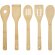 Set de utensilios de cocina de bambú Tala con soporte Madera detalle 3