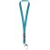 Lanyard con hebilla separable y enganche para móvil Sagan Process blue