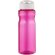 H2O Active® Base Bidón deportivo con tapa con boquilla de 650 ml Magenta/blanco detalle 24