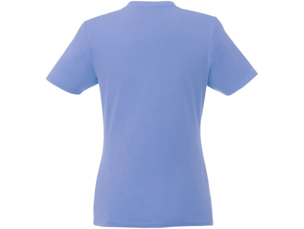 Camiseta de manga corta para mujer ”Heros” Azul claro detalle 33
